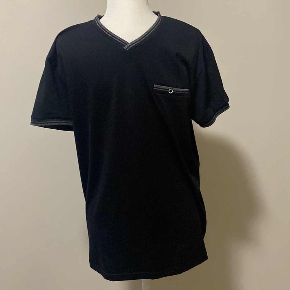 Nick Danger V Neck Black T-Shirt